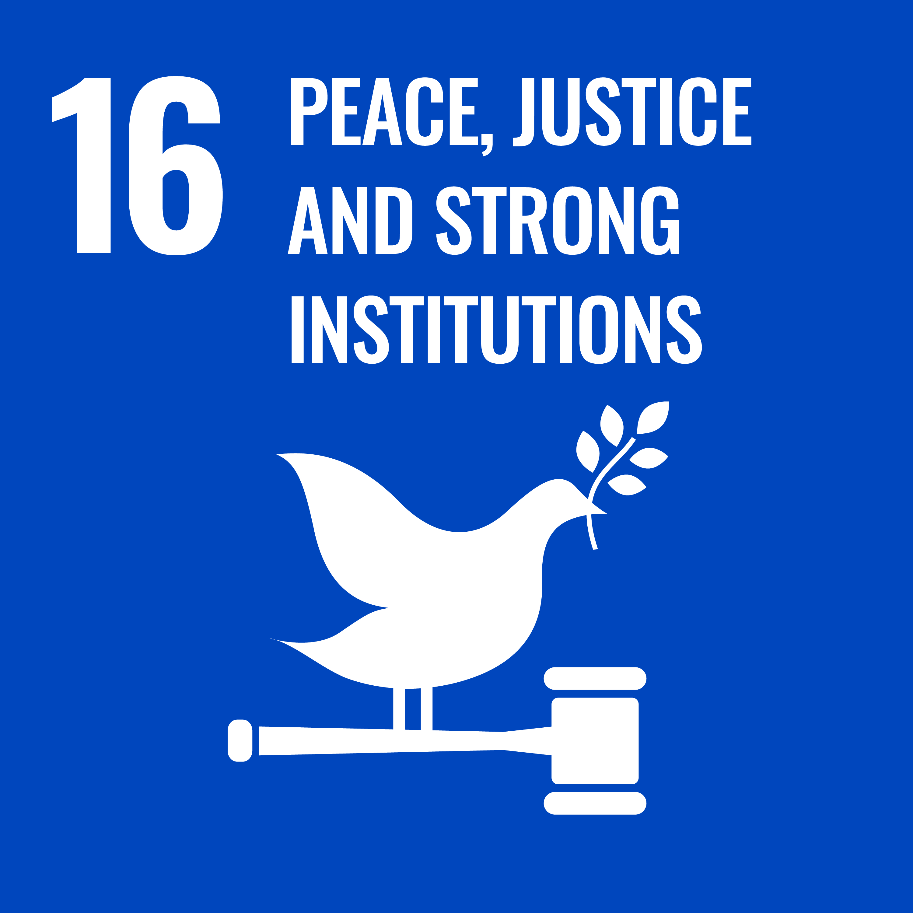Peace, Justice and strong institutions